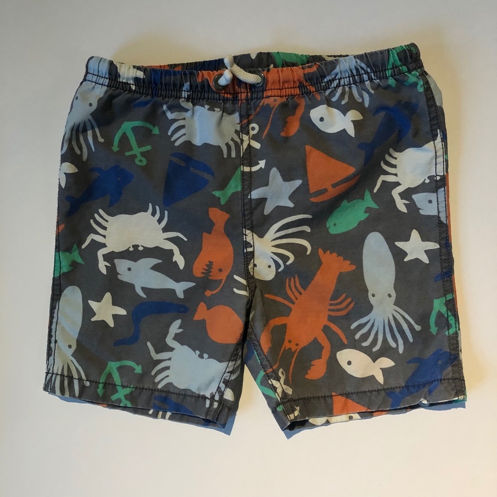 Baby Boden Sea Creature Themed Swim Trunks
